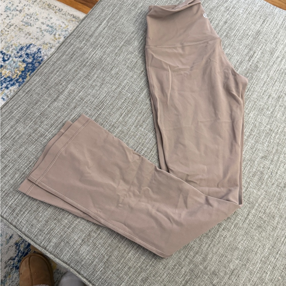Lululemon Leggings, athletic Women's Beige-Warm Ash Grey Pants, Align Wide Leg - Picture 15 of 16